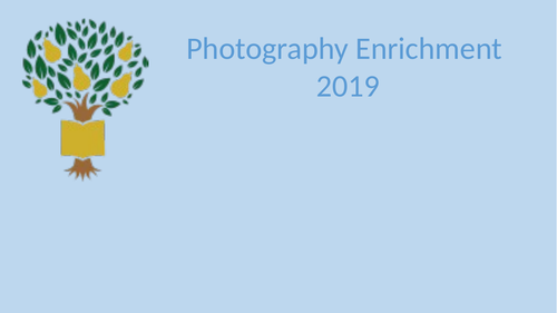 Photography enrichment/club - challenges