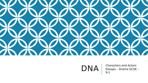 DNA character focus