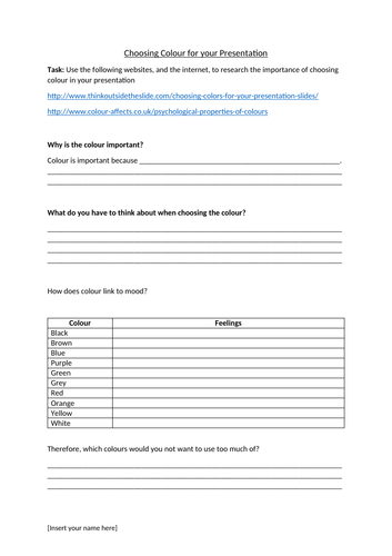 PowerPoint Software - Unit of work for Open Awards IT User Skills Level 1