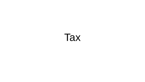 Economics: Taxation and Laffer Curve (NEW SPEC) - Edexcel