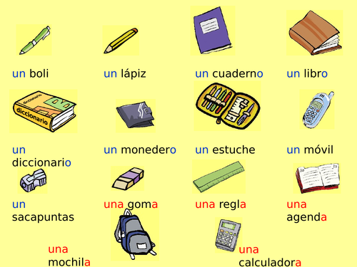 En clase (Spanish, beginners)