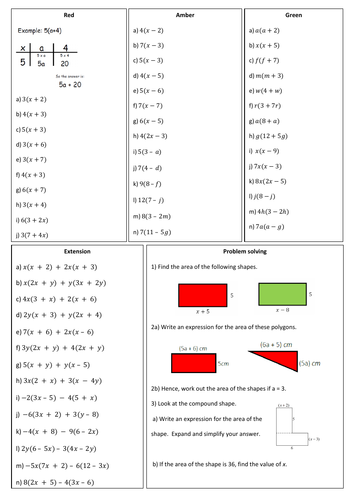 Expanding a single bracket