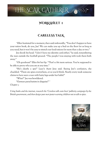 WW2 class reader teaching resources pack