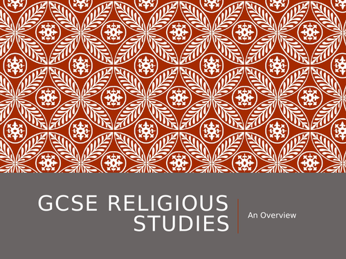 WJEC Eduqas GCSE Religious Studies 00. Introduction to Course