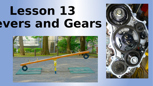AQA Physics Levers and Gears Lesson