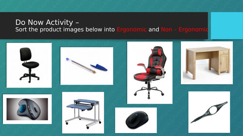 Form follows function Starter Activity