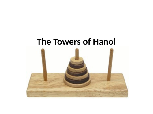 Towers of Hanoi Experiment