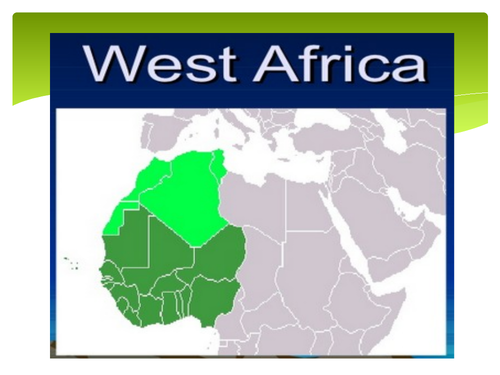 Geography of West Africa: Contains maps and illustrations. | Teaching