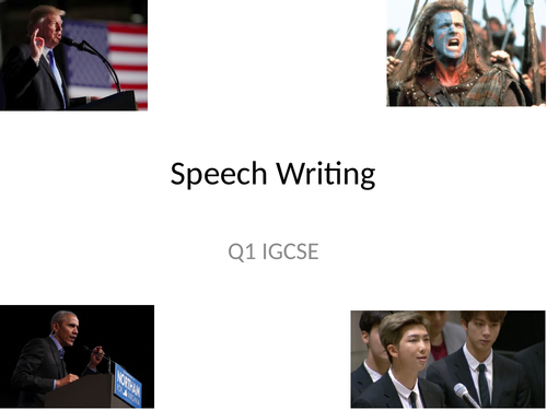 Speech Writing IGCSE 0500