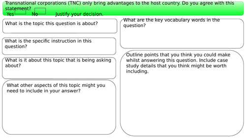 AQA GCSE Nigeria a NEE