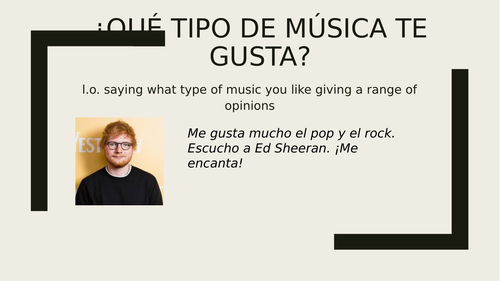 ¿Qué tipo de música te gusta?