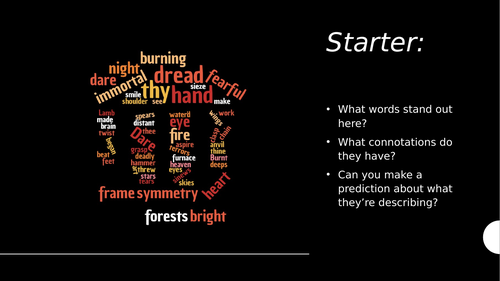 The Tyger - Wiliam Blake - Analysis