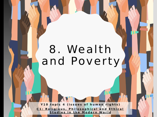 WJEC Eduqas GCSE Religious Studies C1 Human Rights- 08. Wealth and Poverty