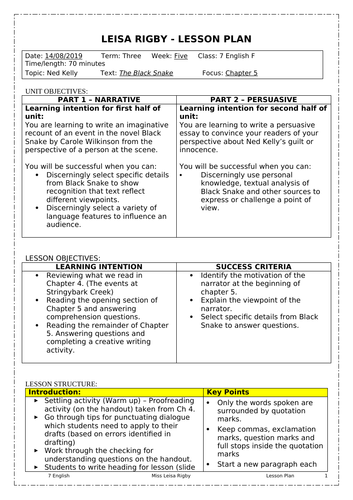 Ned kelly black snake essay 08 picture