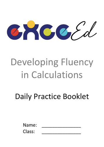 Daily Fluency - Add & Sub (Sample Set)