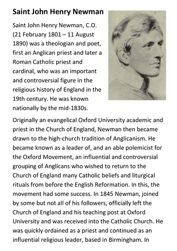 Saint John Henry Newman