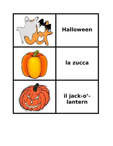 Halloween in Italian Card Games