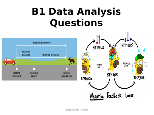 B1 AQA data analysis questions