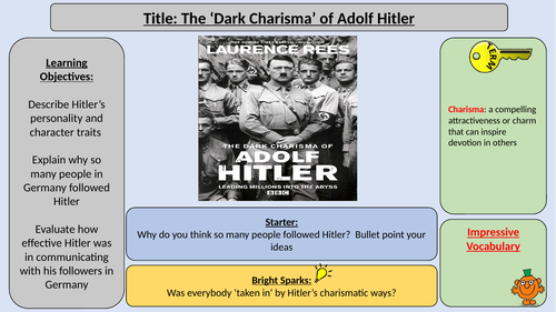 Charisma of Adolf Hitler - OCR J411 Living Under Nazi Rule