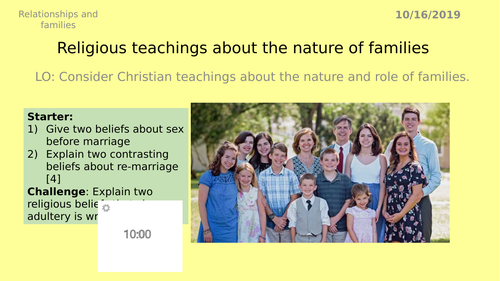 AQA GCSE RS - 6 Families - Theme A Relationships and Families