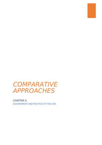 A-Level Politics Comparative Approaches
