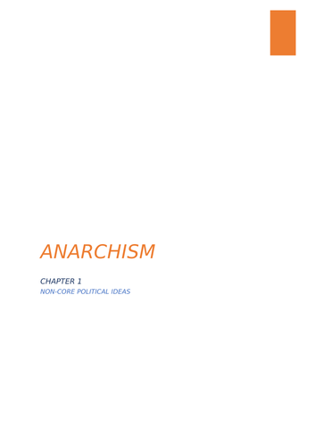 A-Level Politic Anarchism