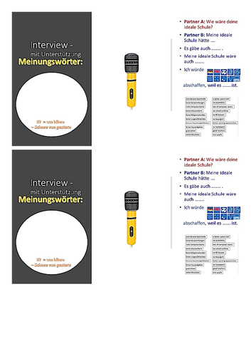 Meine Ideale Schule Conditional Tense