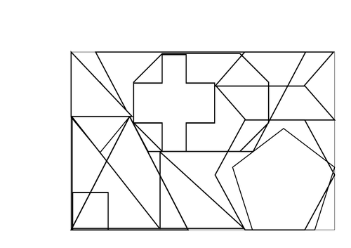 Shape Starter - how many shapes can you see?