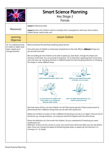 KS2 Forces Planning