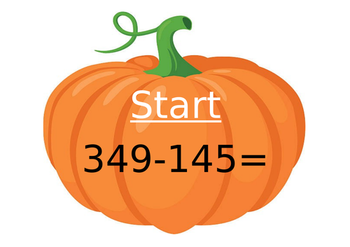 Halloween Subtraction