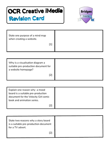 R081 Revision Cards