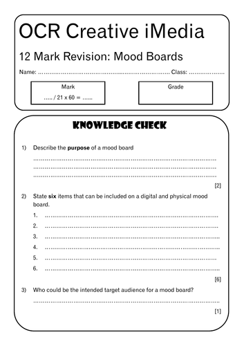 R081 12 Mark Revision