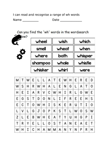 Phonics /wh/ worksheets | Teaching Resources