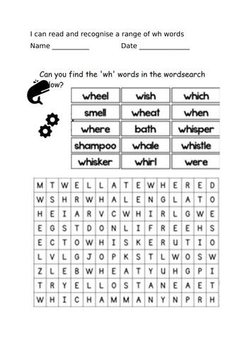 Phonics /wh/ worksheets