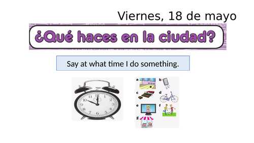 Qué haces en la ciudad? 2 What do you do in town?