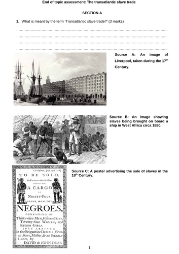 Slave trade assessment