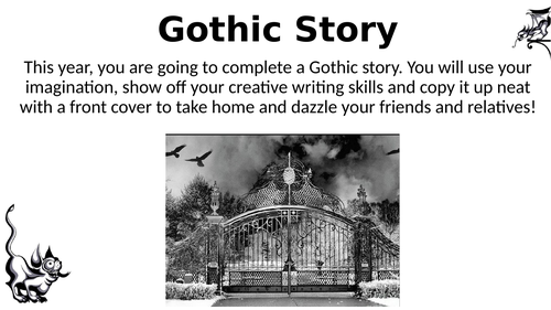 how to start a gothic literature essay