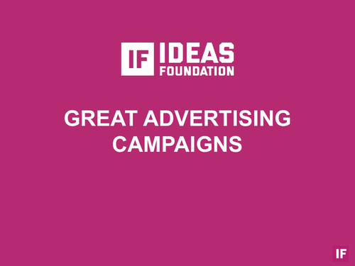 Great Advertising Campaigns