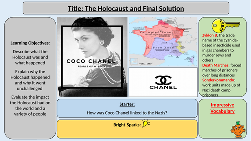 The Holocaust and the Final Solution - OCR J411 Living Under Nazi Rule