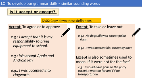 Similar Sounding words - English Cover Lesson activities