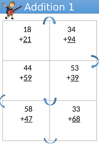 Written Calculations Sheets (Maze sheets)