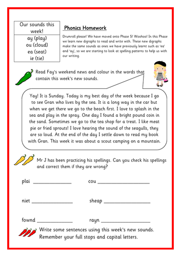 Free printable phonics worksheets ks1 image