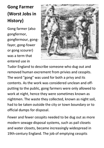 Gong Farmer Handout