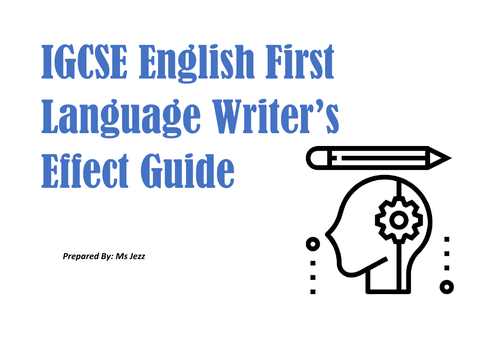 IGCSE Writer's Effect Guide