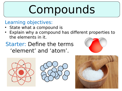 KS3 ~ Year 7 ~ Compounds