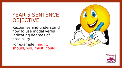 Year 5 SPAG PPT and Assessment: Modals