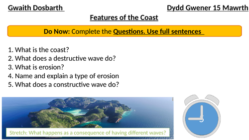 Costal landforms