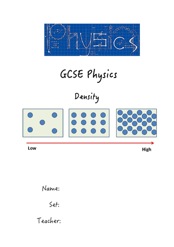 GCSE Density Notes