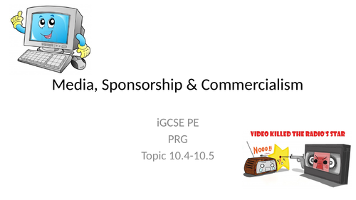 iGCSE PE Media and Sponsorship