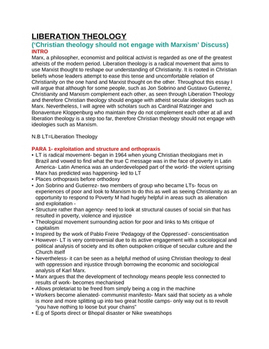 History of liberation theology image